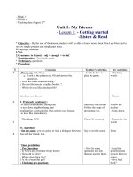 Gián án giáo án anh văn 9