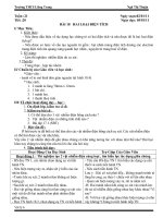 Bài giảng bai hai loai dien tich