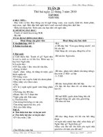 Gián án Giao an buoi 1 Lop 1 tuan 28