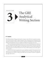 Learning express Acing The Gre_The GRE Analytical Writing Section