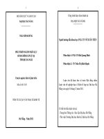 Phát triển nguồn nhân lực hành chính cấp xã tại tỉnh quảng ngãi 