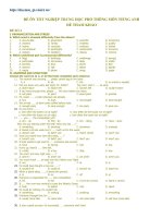 Tài liệu Ôn thi TN THPT Anh số 4