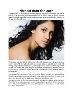 Nhìn tai đoán tính cách 