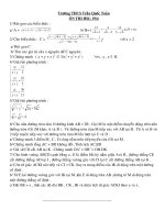 Bài giảng ĐỀ THI HỌC SINH GIỎI + DAP AN TOAN 9