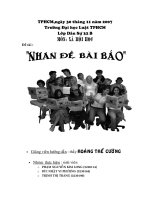 Nhan đề bài báo