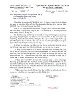 Công tác ANTT dịp lễ tết .