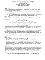 Bài soạn Đề thi tuyển Học sinh giỏi_Hóa 9