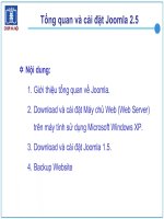 Tài liệu joomla thiết kế Web