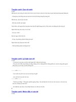 Gián án meo de tre nghe loi ban