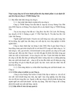 Thực trạng công tác kế toán thành phẩm tiêu thụ thành phẩm và xác định kết quả tiêu thụ tại công ty TNHH Hoàng Vân