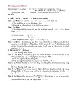 Gián án Đề tham khảo TN Toán số 8