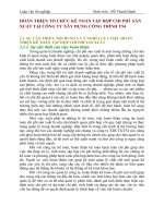 HOÀN THIỆN TỔ CHỨC KẾ TOÁN TẬP HỢP CHI PHÍ  SẢN XUẤT TẠI CÔNG TY XÂY DỰNG CÔNG TRÌNH T54