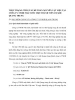 THỰC TRẠNG CÔNG TÁC KẾ TOÁN NGUYÊN VẬT LIỆU TẠI CÔNG TY TNHH NHÀ NƯỚC MỘT THÀNH VIÊN CƠ KHÍ QUANG TRUNG