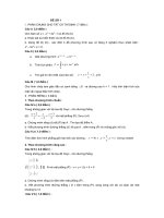 Tài liệu Đề thi thử tốt nghiệp 2011