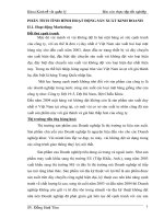 PHÂN TÍCH TÌNH HÌNH HOẠT ĐỘNG SẢN XUẤT KINH DOANH