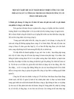 MỘT SỐ Ý KIẾN ĐỀ XUẤT NHẰM HOÀN THIỆN CÔNG TÁC CHI PHÍ SẢN XUẤT VÀ TÍNH GIÁ THÀNH SẢN PHẨM Ở CÔNG TY CỔ PHẦN CHÈ KIM ANH