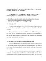 NGHIỆP VỤ TỔ CHỨC KẾ TOÁN VẬT LIỆU CÔNG CỤ DỤNG CỤ Ở CÔNG TY XÂY DỰNG MIỀN TÂY