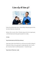 Làm sếp để làm gì?