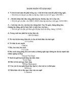 Bài soạn DANH NGON