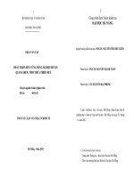 Phát triển bền vững nông nghiệp huyện quảng điền, tỉnh thừa thiên huế 