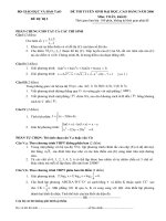 Bài giảng DU BI 2 KHOI D 2006