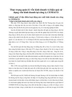 Thực trạng quản lý vốn kinh doanh và hiệu quả sử dụng vốn kinh doanh tại công ty CEMACO