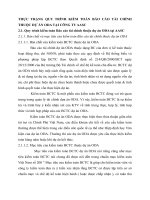 THỰC TRẠNG QUY TRÌNH KIỂM TOÁN BÁO CÁO TÀI CHÍNH THUỘC DỰ ÁN ODA TẠI CÔNG TY AASC