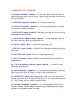 Nhóm hàm thống kê