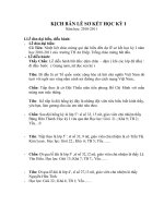 Bài soạn kịch bản lễ s[ kết học kỳ I