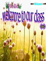 Gián án UNIT 9: LESON 1 ( ENGLISH 6)