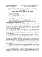 Gián án Bản tự kiểm điểm CAN BỘ QL