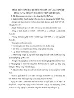 THỰC HIỆN CÔNG TÁC KẾ TOÁN NGUYÊN VẬT LIỆU CÔNG CỤ DỤNG CỤ TẠI CÔNG TY XÂY DỰNG THUỶ LỢI HÀ NAM