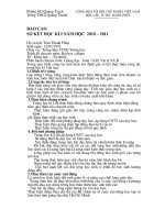 Tài liệu so ket hoc ki 1