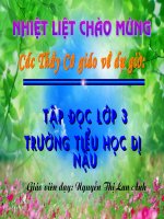 Bài giảng Bàn tay cô giáo.