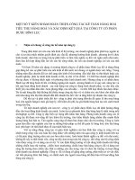 MỘT SỐ Ý KIẾN NHẰM HOÀN THIỆN CÔNG TÁC KẾ TOÁN HÀNG HOÁ TIÊU THỤ HÀNG HOÁ VÀ XÁC ĐỊNH KẾT QUẢ TẠI CÔNG TY CỔ PHẦN DƯỢC BÌNH LỤC