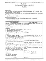 Bài soạn Giao an buoi 1 Lop 1 tuan 33