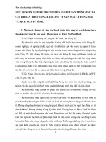 MỘT SỐ KIẾN NGHỊ ĐỂ HOÀN THIỆN HẠCH TOÁN TIỀN LƯƠNG VÀ CÁC KHOẢN THEO LƯƠNG TẠI CÔNG TY SẢN XUẤT, THƯƠNG MẠI  VÀ DỊCH VỤ PHÚ BÌNH.