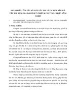 HOÀN THIỆN CÔNG TÁC KẾ TOÁN TIÊU THỤ VÀ XÁC ĐỊNH KẾT QUẢ TIÊU THỤ HÀNG HOÁ TẠI CÔNG TY THIẾT BỊ PHỤ TÙNG CƠ ĐIỆN NÔNG NGHIỆP