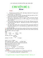 Gián án Các bài tập bồi dưỡng học sinh giỏi