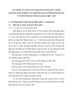 CÁC BƯỚC XÂY DỰNG QUY HOẠCH SỬ DỤNG ĐẤT CẤP ĐỊA PHƯƠNG VÍ DỤ NGHIÊN CỨU TRÊN ĐỊA BÀN XÃ ĐÌNH BẢNG HUYỆN TỪ SƠN TỈNH BẮC NINH GIAI ĐOẠN 2008-2015