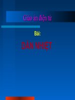 Bài soạn Bài Dẫn nhiệt