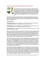 Cổ tức được chia thuộc hoạt động nào trong báo cáo lưu chuyển tiền tệ ?