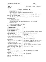 Tài liệu TOÁN LỚP 3 HKII  CKT