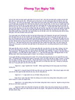 Gián án Tư liệu viết về ngày tết nguyên đán