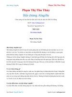 Hội chứng alagille   phạm thị thu thủy 
