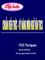 Tài liệu Chuẩn kiến thức kĩ năng môn Ngữ văn