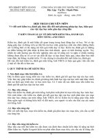 Gián án Chuyen de THam luan ve mon TA THCS