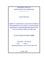 Luận văn nghiên cứu ảnh hưởng của một số yếu tố sinh vật đến thành phần và số lượng các loài côn trùng thiên địch của rệp muội trên đồng ruộng vùng gia lâm hà nội 
