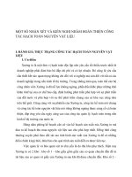 MỘT SỐ NHẬN XÉT VÀ KIẾN NGHỊ NHẰM HOÀN THIỆN CÔNG TÁC HẠCH TOÁN NGUYÊN VẬT LIỆU