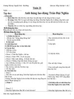 Bài soạn TV tuần 21 lớp 4